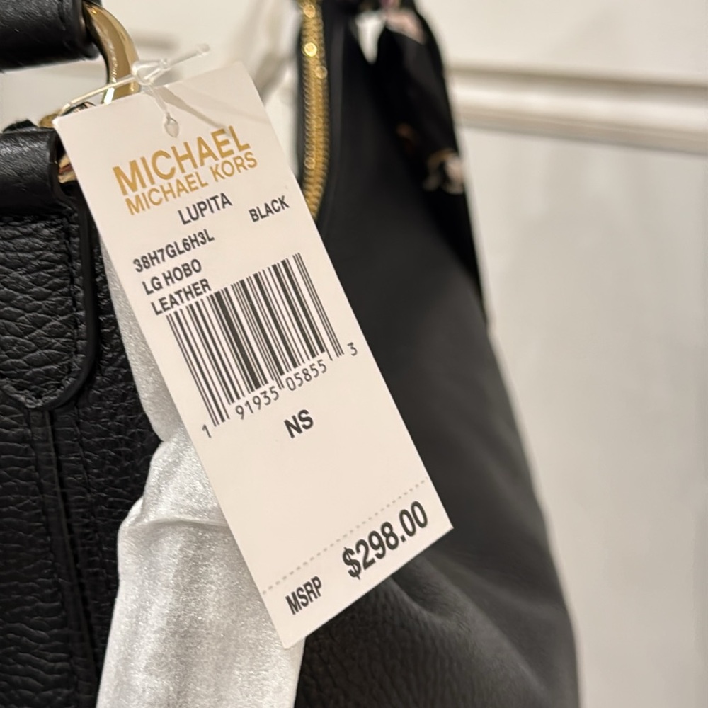 Michael Kors Bag Large Black Pebbled Leather Satchel Bag - Picture 7 of 17